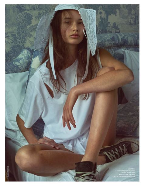 Isabelle haak e la sua quarantena in svezia: Noortje | Premier Model Management