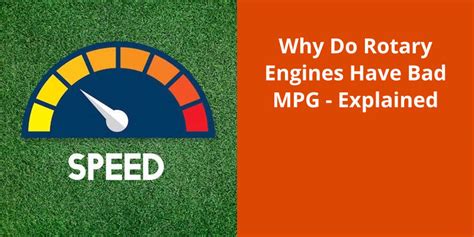 Why Do Rotary Engines Have Bad Mpg Explained