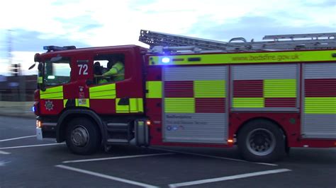 Bedfordshire Fire And Rescue Service Kempston Rp19reg Scania Turnout