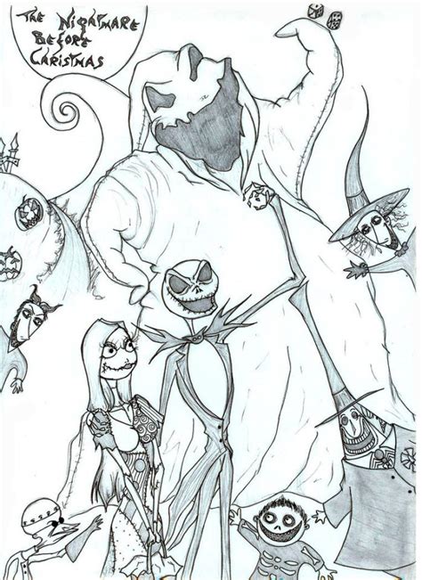 Get This Nightmare Before Christmas Coloring Pages to Print 3sdf
