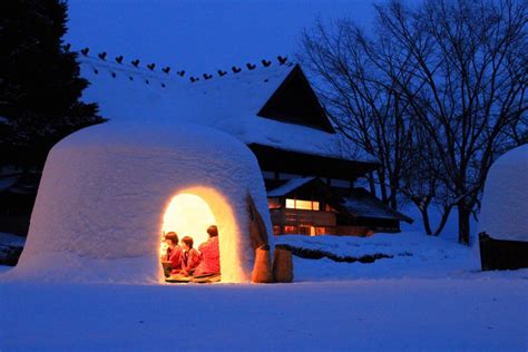 Japanese ‘kamakura Snow Hut Festivals 2024 Japan Wonder Travel Blog