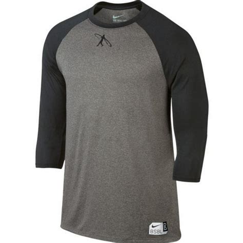 Nike Mens Swingman Legend 34 Sleeve Baseball Shirt 845713 063 Dark