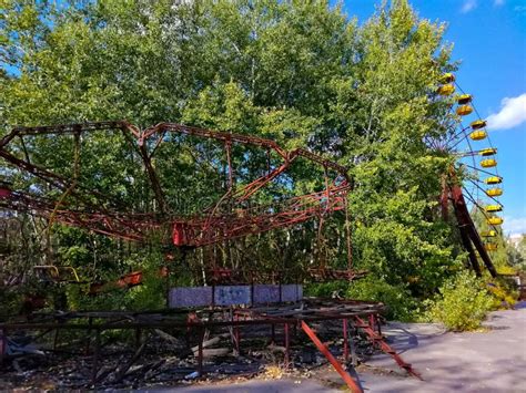 Ferris Wheel At The Abandoned Amusement Park Near Pripyat Ukraine