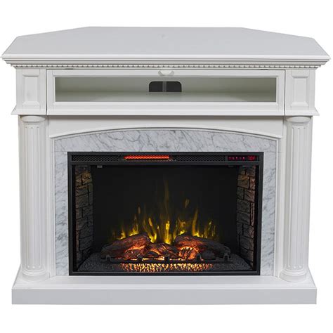 Tall White Electric Fireplace Councilnet