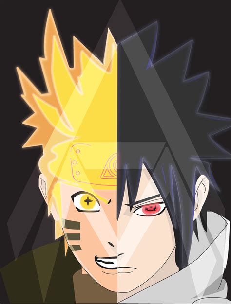 Naruto Sage Of Six Paths And Sasuke Rinnegan Sharingan Naruto Sage