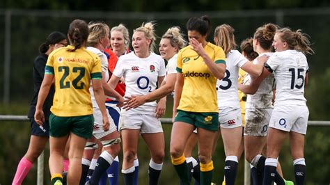 England Women 53 10 Australia Sarah Mckenna Claims Hat Trick For Red