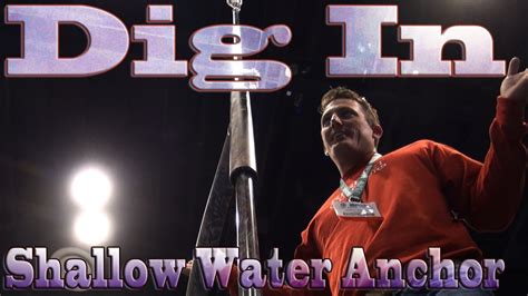 Its a simple addition to any recreational boat, bass boat, flats boat no purchase necessary. "Dig In" shallow water anchor - YouTube