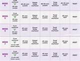 Fitness Exercises Schedule