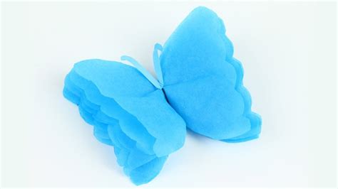 Tissue Paper Butterfly And Very Easy To Make Butterfly With Tissue
