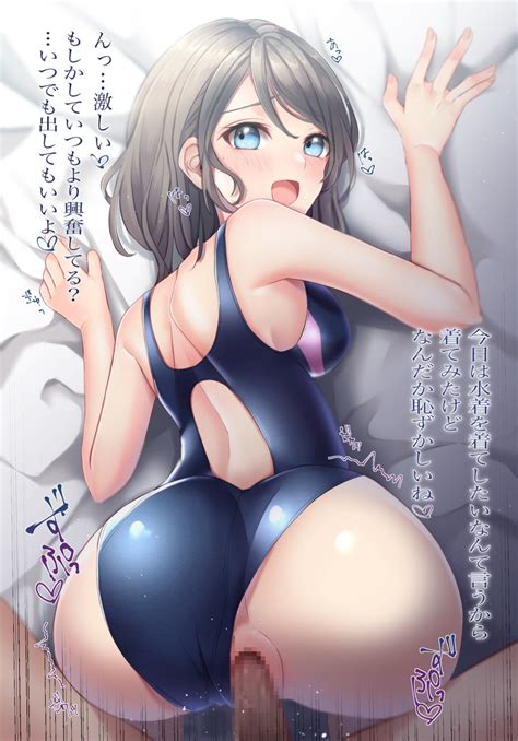 Rule 34 Ass Bangs Blue Eyes Blush Breasts Censored Clothing Aside