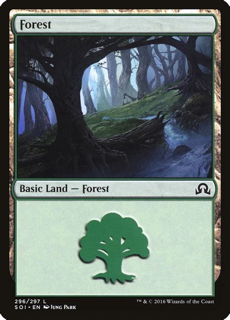 Forest Shadows Over Innistrad Mtg Print