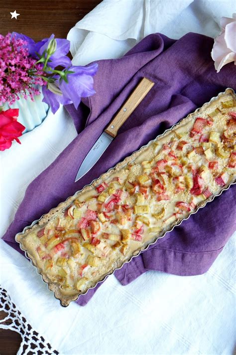 Farine détoiles Tarte à la rhubarbe collection printemps 2020 sans