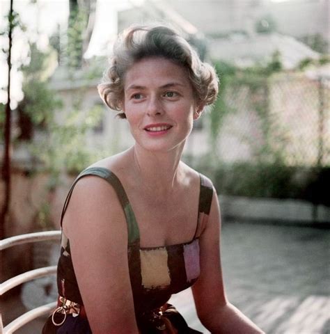 Ingrid Bergman Photographed By David Seymour In Italy 1952 Belles