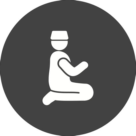 Praying Circle Background Icon 8963467 Vector Art at Vecteezy