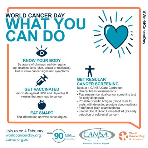 World Cancer Day Feb Archives CANSA The Cancer Association Of South Africa CANSA The