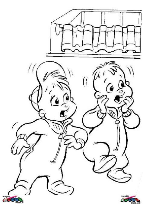 Make a coloring book with chipmunk animated movie for one click. Alvin and the chipmunks003 - Printable coloring pages