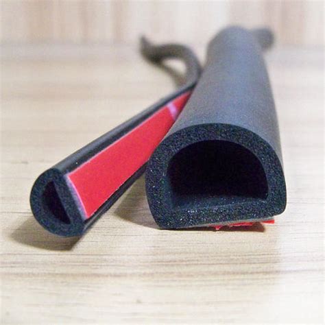 d shape epdm sponge seal with self adhesive backing nz rubber and foam