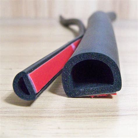 D Shape Epdm Sponge Seal With Self Adhesive Backing Nz Rubber And Foam