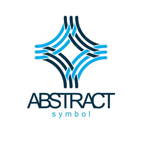 Forma Geométrica Abstracta Vectorial Mejor Para Usar Como Logotipo Icono De Desarrollo