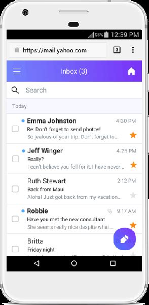 Yahoo Mail Gets Mobile Web Overhaul And Launches For Android Go