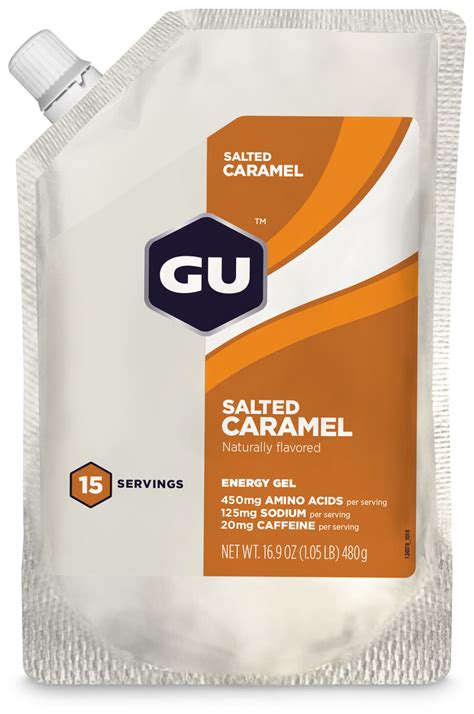 Gu Energy Gel Bulk Pack 480g Salted Caramel Uk