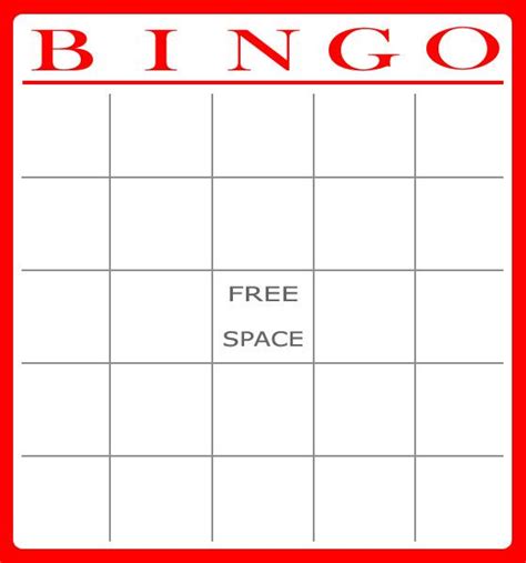 Blank Music Bingo Template Blank Bingo Editable Template By Bianca