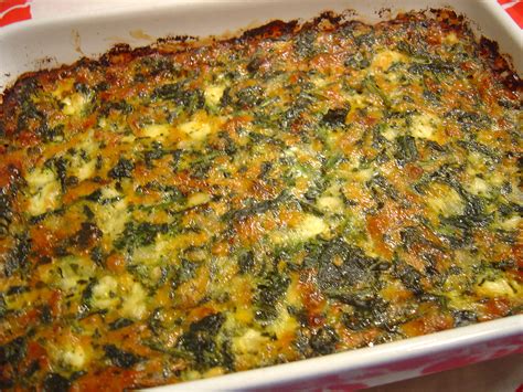 ℛ Spinach And Cheese Casserole