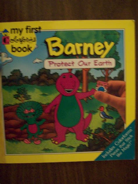 Barney Protect Our Earth My First Colorforms Book Dudko Mary Ann
