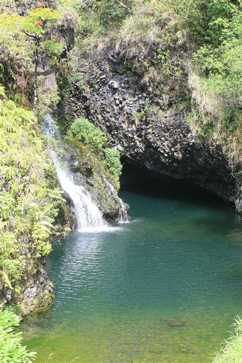 The road has become famous because of scenes like these speckled. Rain Forest Pool | One of the many waterfalls and ...