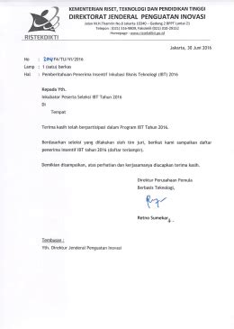Contoh surat permohonan bantuan pengadaan ruang kelas baru. permohonan pembelian / berlangganan jurnal ilmiah