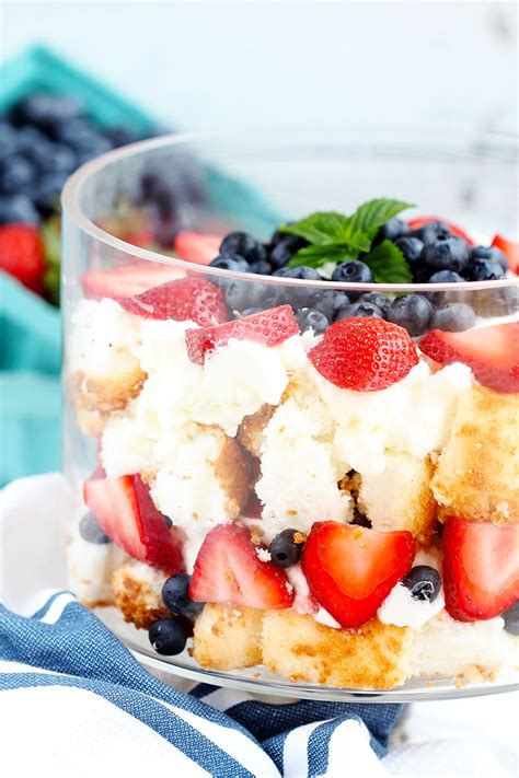 Small angel food cake made in a bread loaf pan that uses just 7 egg whites. Berry Angel Food Cake Trifle