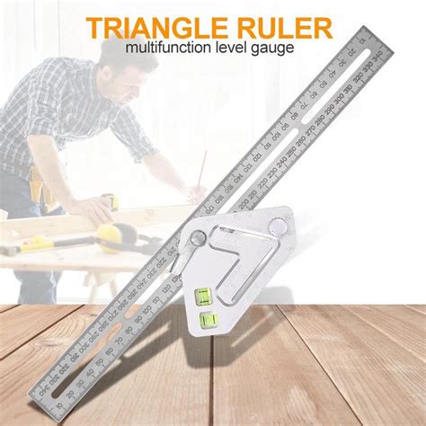 Multifunctional Woodworking Triangle Ruler Angle Ruler Measuring Tool