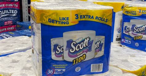 Scott Toilet Paper 36 Pack Only 2488 On Sams Club In Stock Now