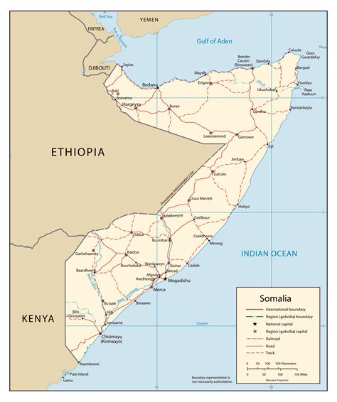 Map Of Somalia With Cities Somalia Map With Cities Vidiani
