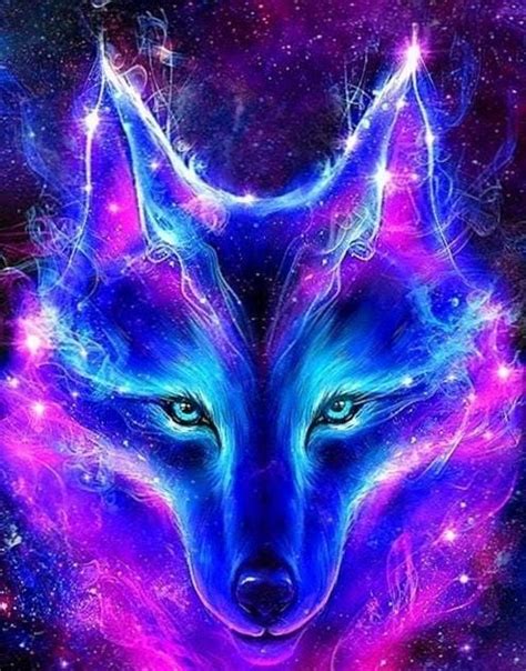 Cool Wolf Photo Galaxy Galaxy Wolf Wallpapers Wallpaper Cave