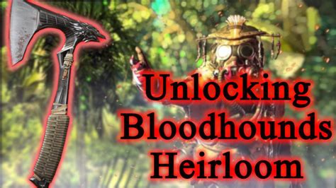 Apex Legends Unlocking Bloodhounds Heirloom Youtube