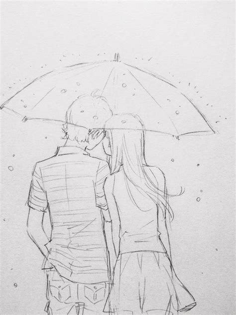 Anime Couples Line Art Anime Wallpaper Hd