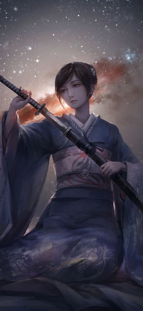 1125x2436 Japenese Clothers Anime Girl 5k Iphone XS,Iphone 10,Iphone X