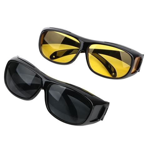 night vision driver goggles unisex hd vision sun glasses car driving glasses uv ebay
