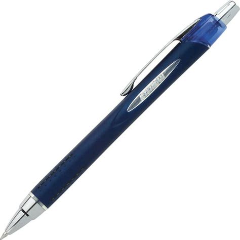 Uni Ball Jetstream Rt Pens Blue Ink Fine Point Blue Barrels 07 Mm