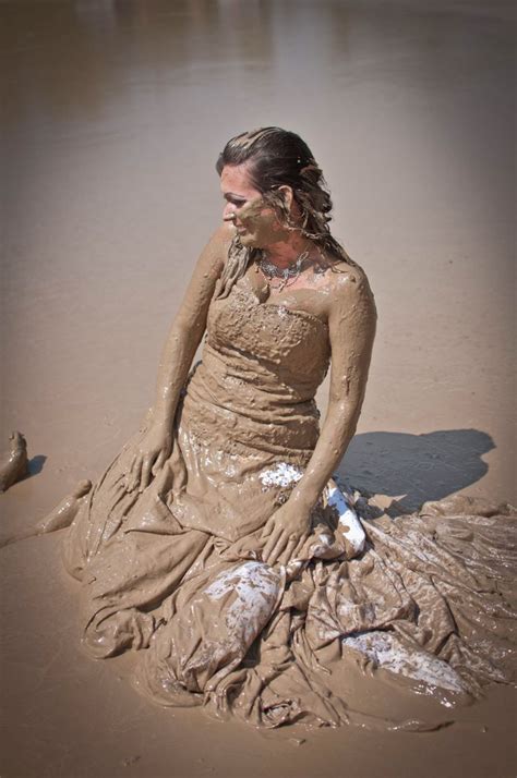 Trash The Dress Mudding Here Comes The Bride Dresses Bride