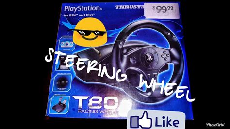 Thrustmaster Wheel T80 Unboxing Youtube