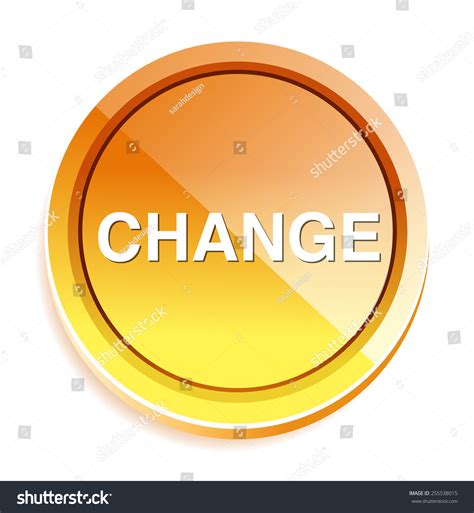 Change Button Stock Vector Royalty Free 255538015 Shutterstock