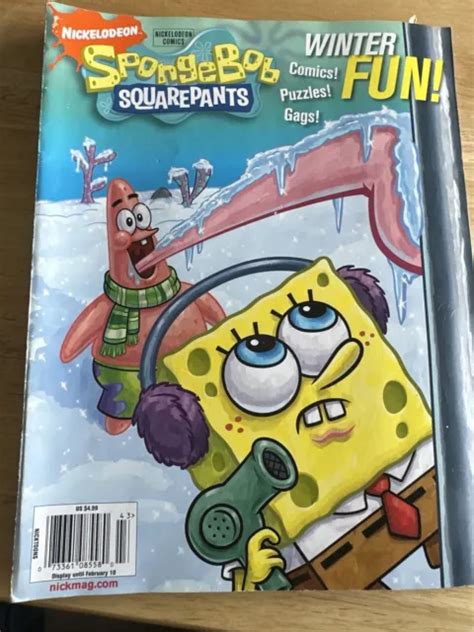 Nickelodeon Spongebob Squarepants Magazine Winter Fun 2999 Picclick