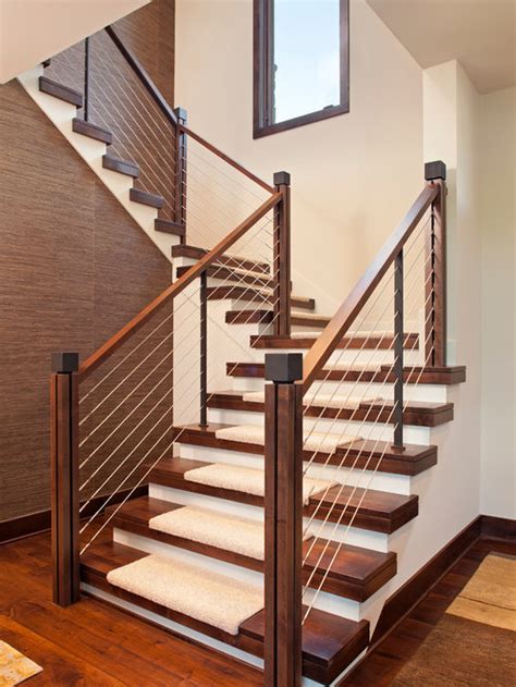 Carpet staircase staircase runner stair runners stair carpet runner navy stair runner staircase walls san francisco houses foyer decorating stairway decorating. Open Tread Stair | Houzz
