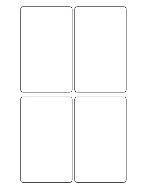 3 X 5 Rectangle White Label Sheet