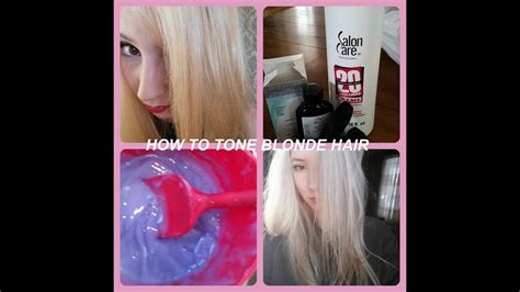 How To Tone Brassy Yellow Hair To White Blonde Diy