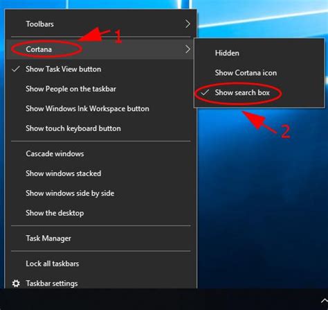How To Pin Cortana To Taskbar Fanfoz