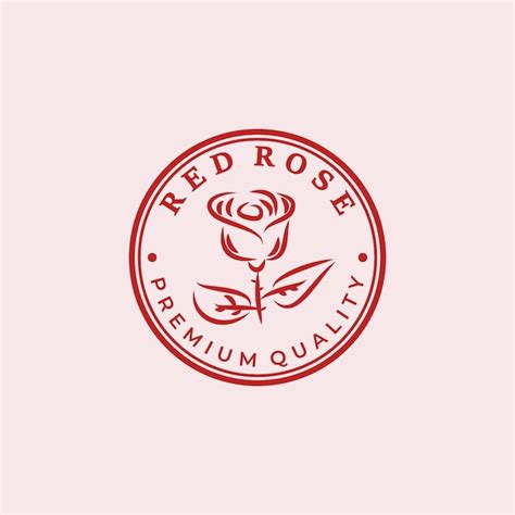 Ilustración de vector de plantilla de logotipo de flor rosa Vector