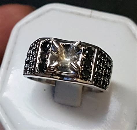 Cincin daun silver permata perak. Jual D41 ikat emban ring cincin perak silver mata intan ...